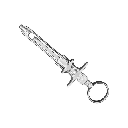Cartridge syringe, ring handle
